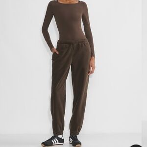 Aritzia Brown Track Pants